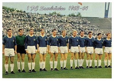 1 FC Saarbrücken + + 1963-64 + + Super Mannschaftskarte + +