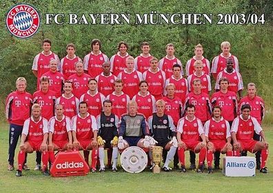 Bayern München + + 2003-04 + + Super Mannschaftskarte + +
