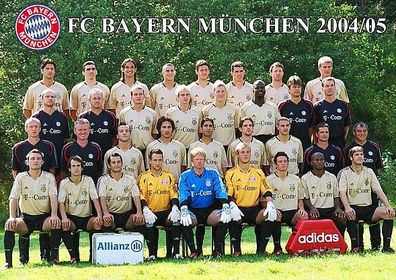 Bayern München + + 2004-05 + + Super Mannschaftskarte + +