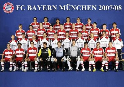 Bayern München + + 2007-08 + + Super Mannschaftskarte + +