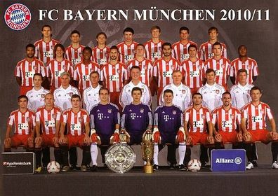 Bayern München + + 2010-11 + + Super Mannschaftskarte + +