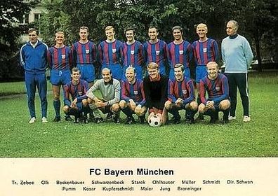 Bayern München + + 1968-69 + + Super Mannschaftskarte + +2