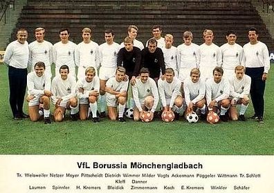 Borussia Mönchengladbach + + 1968-69 + + Super Mannschaftskarte + +