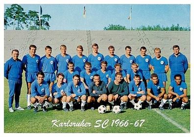 Karlsruher SC + + 1966-67 + + Super Mannschaftskarte + +