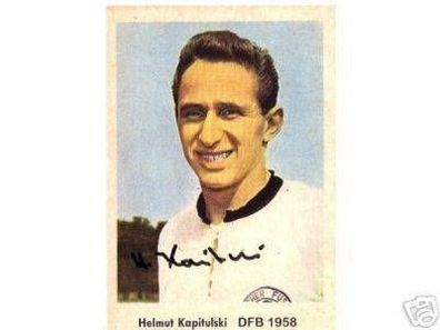 Helmut Kapitulski DFB Nationalspieler 50er J. + MEGA-RAR