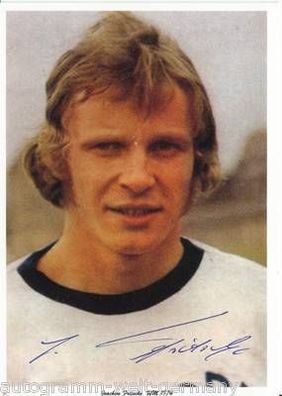Joachim Fritsche DDR WM 1974 Autogrammkarte Original Signiert