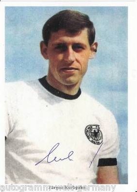 Jürgen Kurbjuhn DFB WM 1966 Autogrammkarte Original Signiert