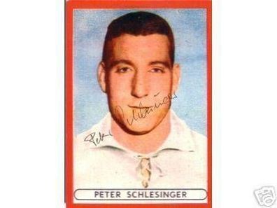 Hertha BSC Berlin 60er Jahre + Peter Schlesinger+ Original Signiert