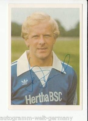 Holger Brück Hertha BSC Bergmann SB 1977-78 Original Signiert
