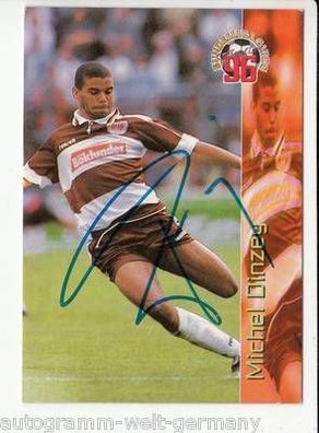 Michel Dinzey Hertha BSC Panini SB 1996 Original Signiert
