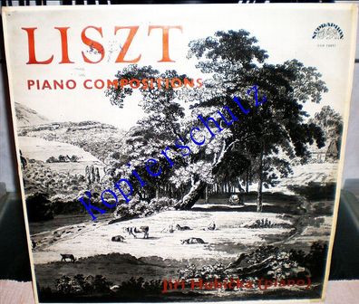 Liszt, Piano Compositions, Supraphon SUA10897 Vinyl LP 1967