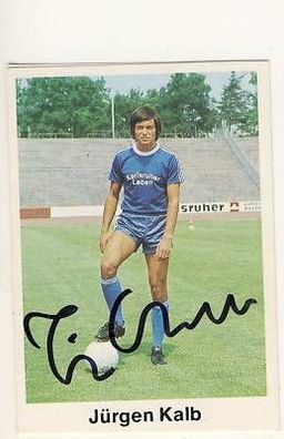 Jürgen Kalb Karlsruher SC Bergmann SB 1976/77 Sign.