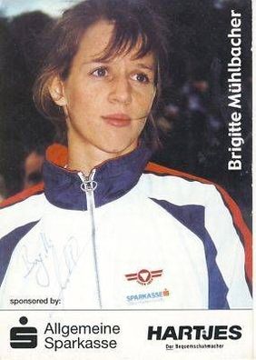Brigitte Mühlbacher Autogrammkarte Original Signiert + A 2456