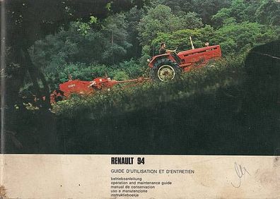 Betriebsanleitung für den Renault Traktor 94