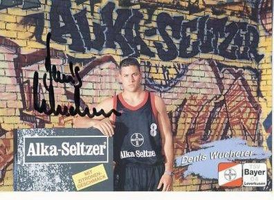 Denis Wucherer TSV Bayer Leverkusen Original Signiert + A8979