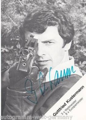 Gottfried Kustermann Autogrammkarte 80er Jahre Original Signiert + A16706