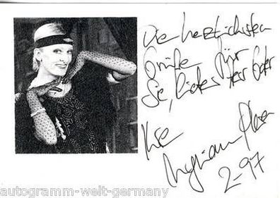 Myriam Plewa TOP Karteikarte Original Signiert + A16605