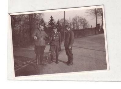 46224 Original Fotos Offizier mit Flakabzeichen 2. Weltkrieg