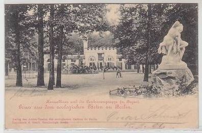 50645 Ak Gruß aus dem zuulogischen Garten zu Berlin 1901
