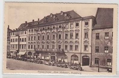 50339 Ak Augsburg Palast Hotel "Drei Mohren" 1921