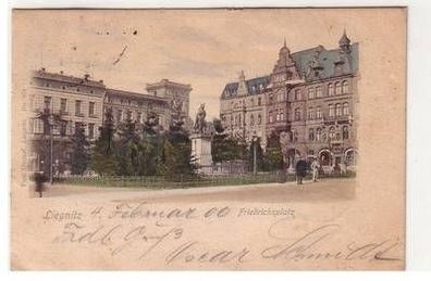 50596 Ak Liegnitz Schlesien Friedrichsplatz 1900