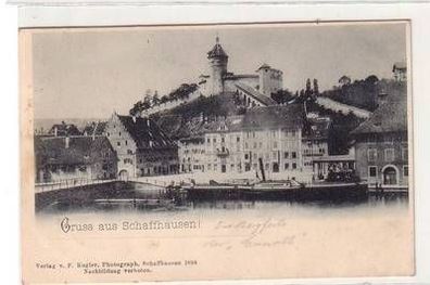 50600 Ak Gruss aus Schaffhausen Stadtansicht um 1898