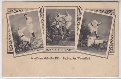 50373 Ak Bechen Kreis Wipperfürth Kunstfahrer Gebrüder Höller um 1920