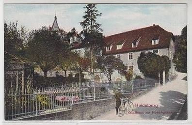 50319 Ak Heidelberg Gasthaus zur Hirschgasse um 1910