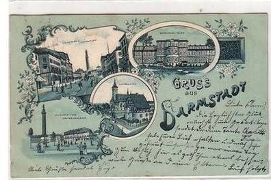 50574 Mehrbild Ak Gruss aus Darmstadt 1900