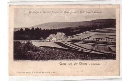 50532 Ak Gruß von der Tenne im Taunus Gasthaus 1905
