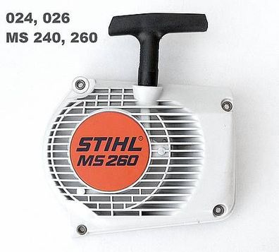 Stihl Starter Anwerfvorrichtung Lüftergehäuse mit Elasto-Start 024, 026, MS 240, 260