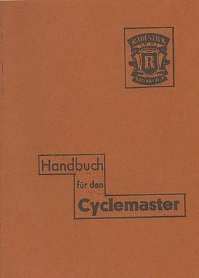 Bedienungsanleitug Rabeneick Cyclemaster, Motorrad, Oldtimer