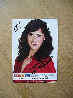 RTL Fernsehmoderatorin Jasmin Wiegand - handsigniertes Autogramm!!!