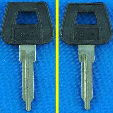 Schlüsselrohling Börkey 946 mit Kunststoffkopf für verschiedene ältere Porsche / VW
