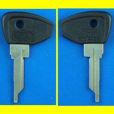 Schlüsselrohling Börkey 927 K Kunststoffkopf für verschiedene ältere Citroen, Renault