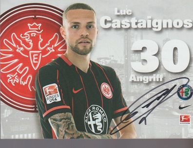 Luc Castaignos Autogramm Eintracht Frankfurt