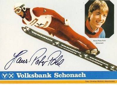 Hans-Peter Pohl Original Signiert 80er Jahre Autogrammkarte + A9244