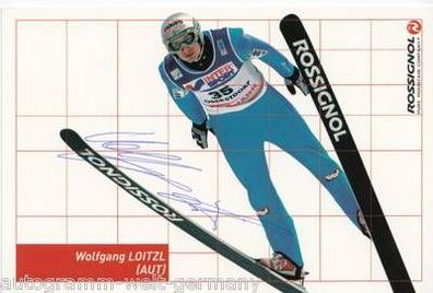 Wolfgang Loitzl Autogrammkarte 90er Jahre Original Signiert + A14609