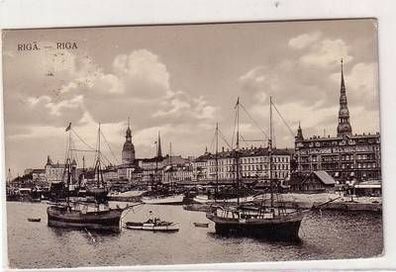 48623 Ak Riga Lettland Hafenansicht 1928