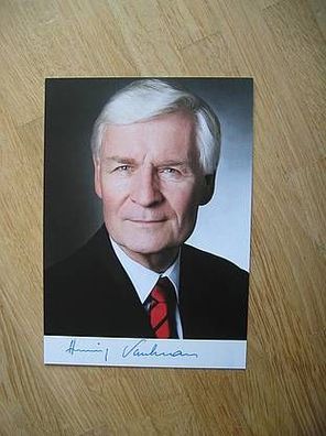 Bürgermeister Hamburg Dr. Henning Voscherau - handsigniertes Autogramm!!!