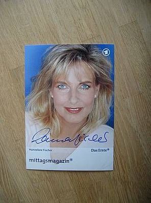 BR Fernsehmoderatorin Hannelore Fischer - handsigniertes Autogramm!!!