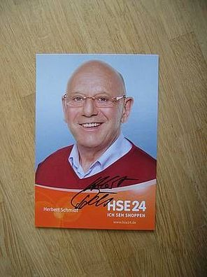 HSE Fernsehmoderator Herbert Schmidt - handsigniertes Autogramm!!!