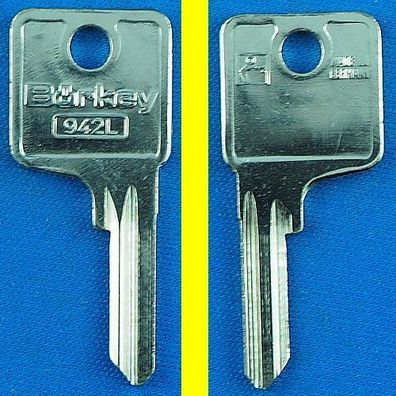 Schlüsselrohling Börkey 942 L - für versch. BTV, Dom, Gesika, Häfele, Hoppe ...