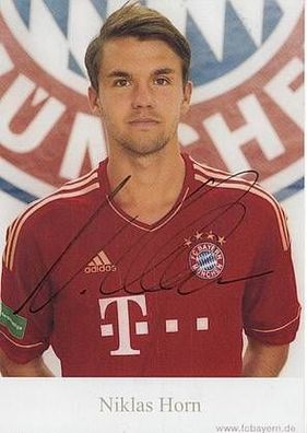 Niklas Horn Bayern München II 2011-12 Autogrammkarte Original Signiert
