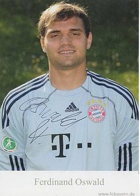 Ferdinand Oswald Bayern München II 2009-10 Autogrammkarte Original Signiert