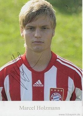 Marcel Holzmann Bayern München II 2010-11 Autogrammkarte Original Signiert