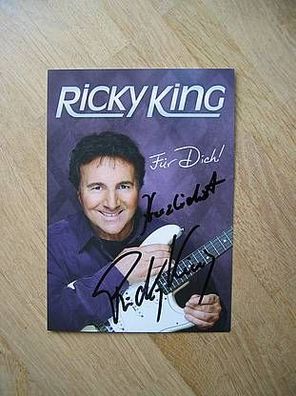 Schlagerstar Ricky King - handsigniertes Autogramm!!!