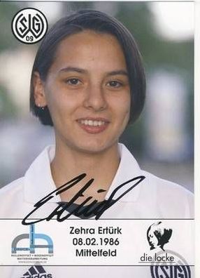 Zehra Ertürk SG Wattenscheid 09 Autogrammkarte Orig. Sign + A11660