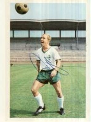 Bernd Rupp Werder Bremen 1967-68 Bergmann SB Sign