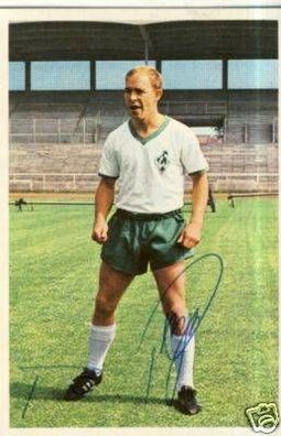 Bernd Rupp Werder Bremen Bergmann SB 1968 Sign
